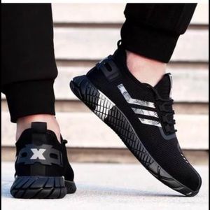 Safety shoes for man and very comfortable with steel toe shoes for work✅✅✅